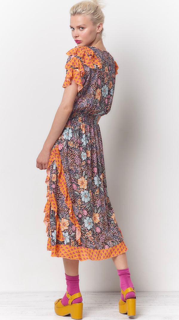 BETINA Ruffle Dress - Floral