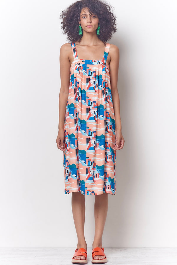 MARYL Sun Dress - Capri Print