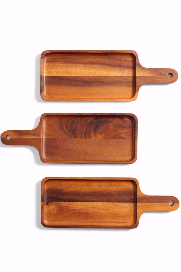 Wooden Platter with Handle