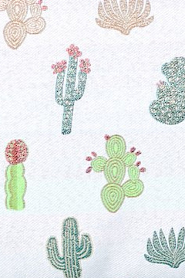Jacquard Cactus Rectangle
