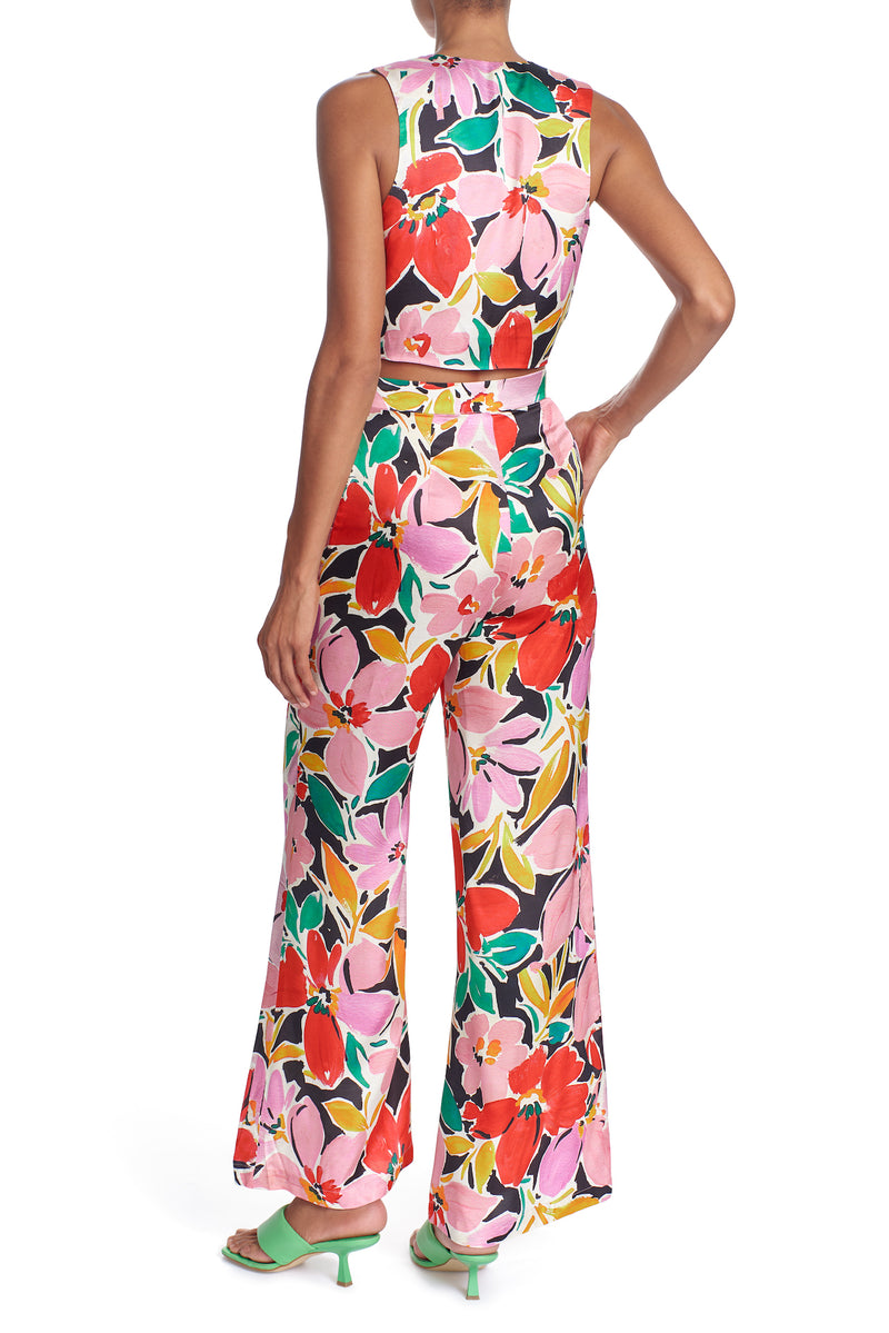 THE CAMILLE PANT - BOLD BLOOMS