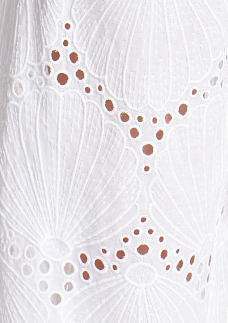 THE FLORENCE DRESS- SHELL EYELET