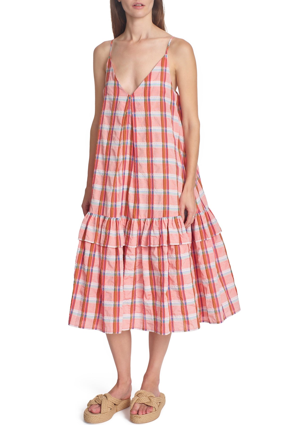 THE MACIE DRESS-PLAID S / MULTI
