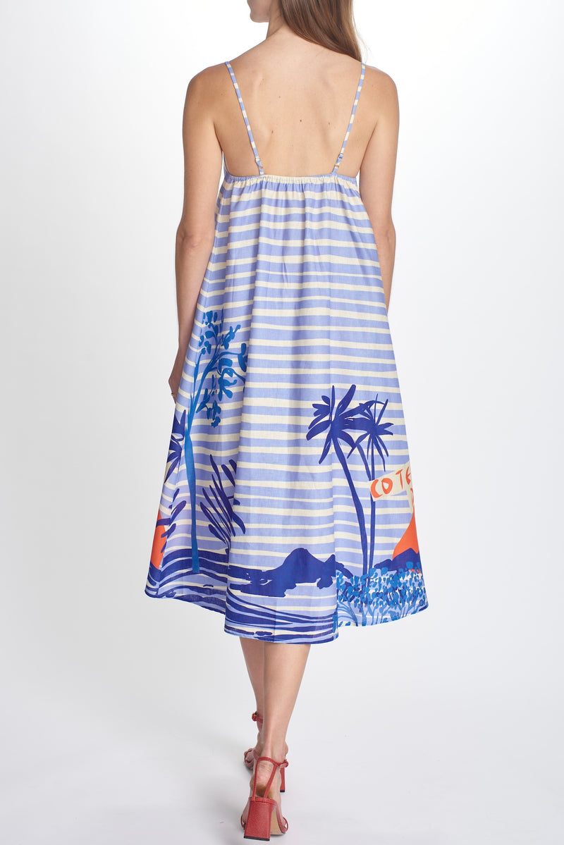 THE CORA DRESS- SUNSET M / MULTI THE CORA DRESS- SUNSET M / MULTI