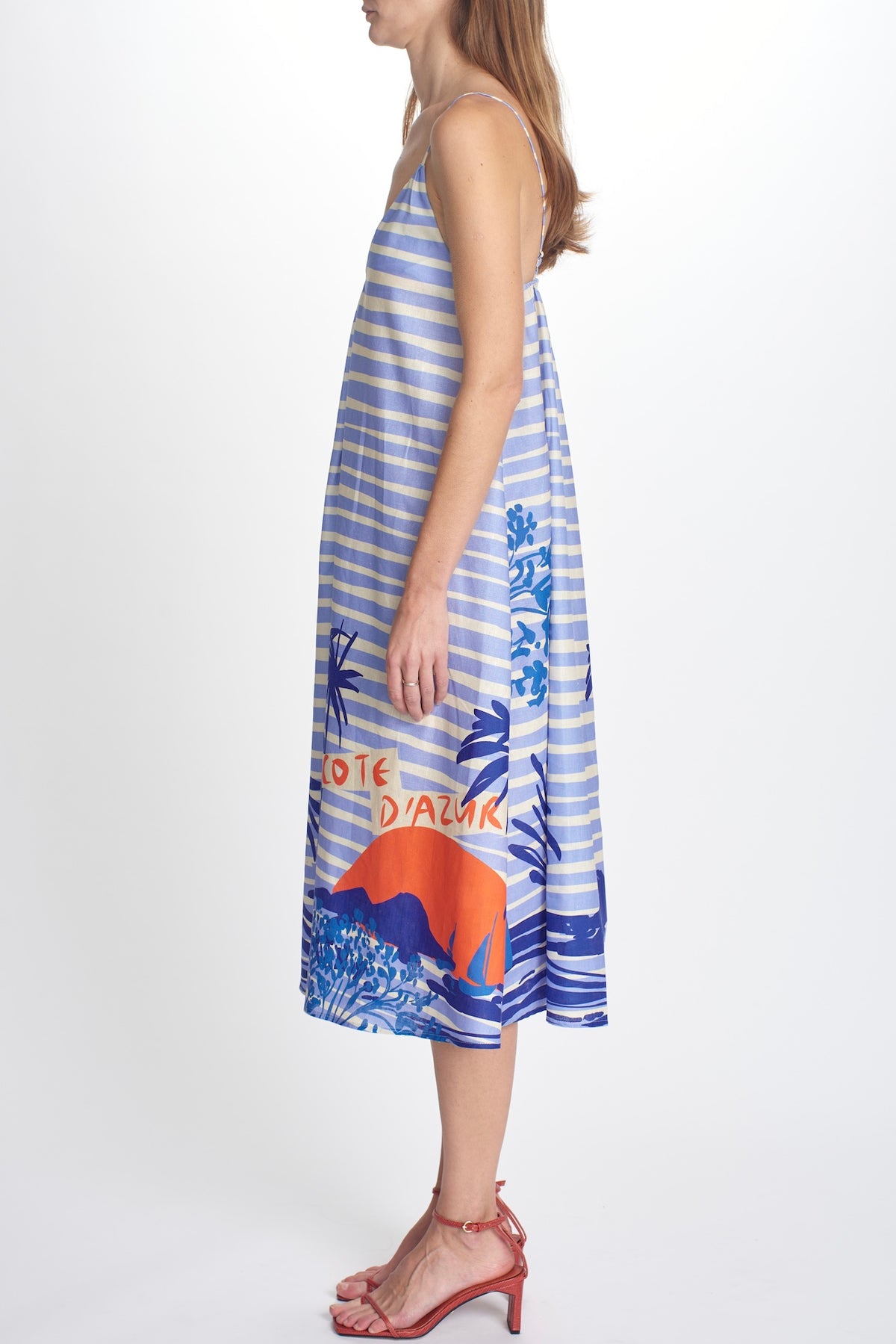THE CORA DRESS- SUNSET M / MULTI