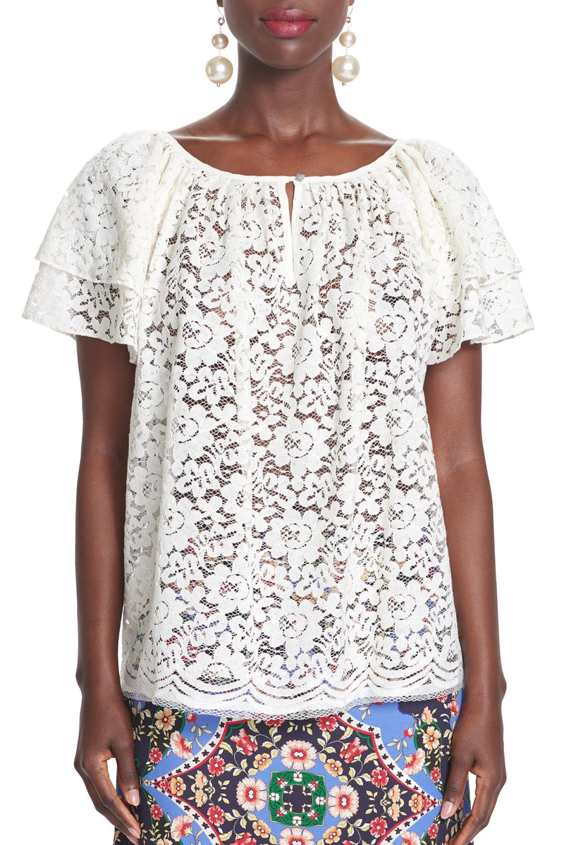 THE PENNY TOP- Lace