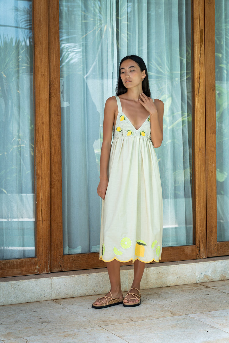 THE FRANKIE DRESS- LEMONS CLC by Corey Lynn Calter THE FRANKIE DRESS- LEMONS CLC by Corey Lynn Calter