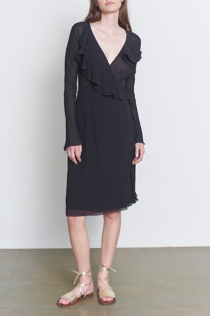 Sonia Rykiel chiffon wrap dress Sonia Rykiel chiffon wrap dress