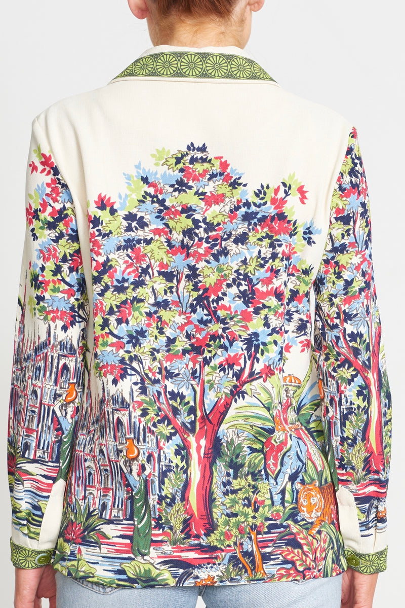 MOSCHINO printed jacket - pre owned
