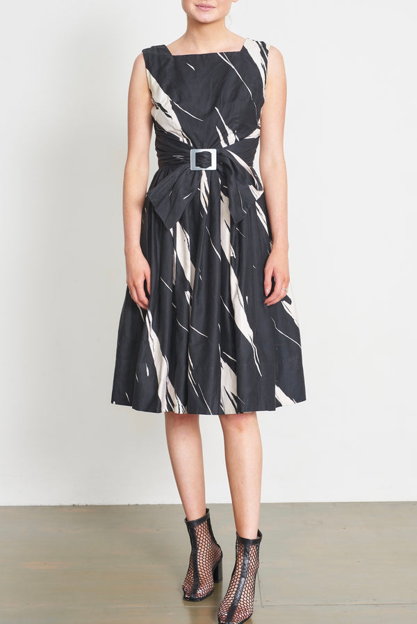 1980's Fit and Flare dress - Vintage 1980's Fit and Flare dress - Vintage