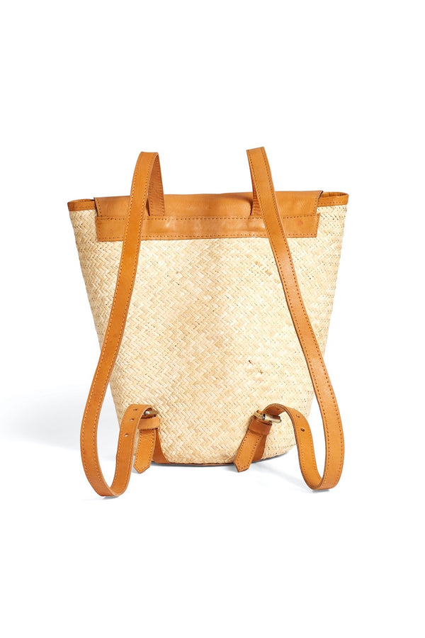 Natural Woven Back Pack