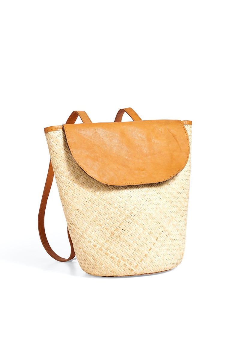 Natural Woven Back Pack