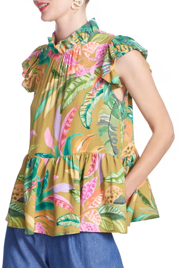 AURORA TOP- Tropicale- SUSTAINABLE