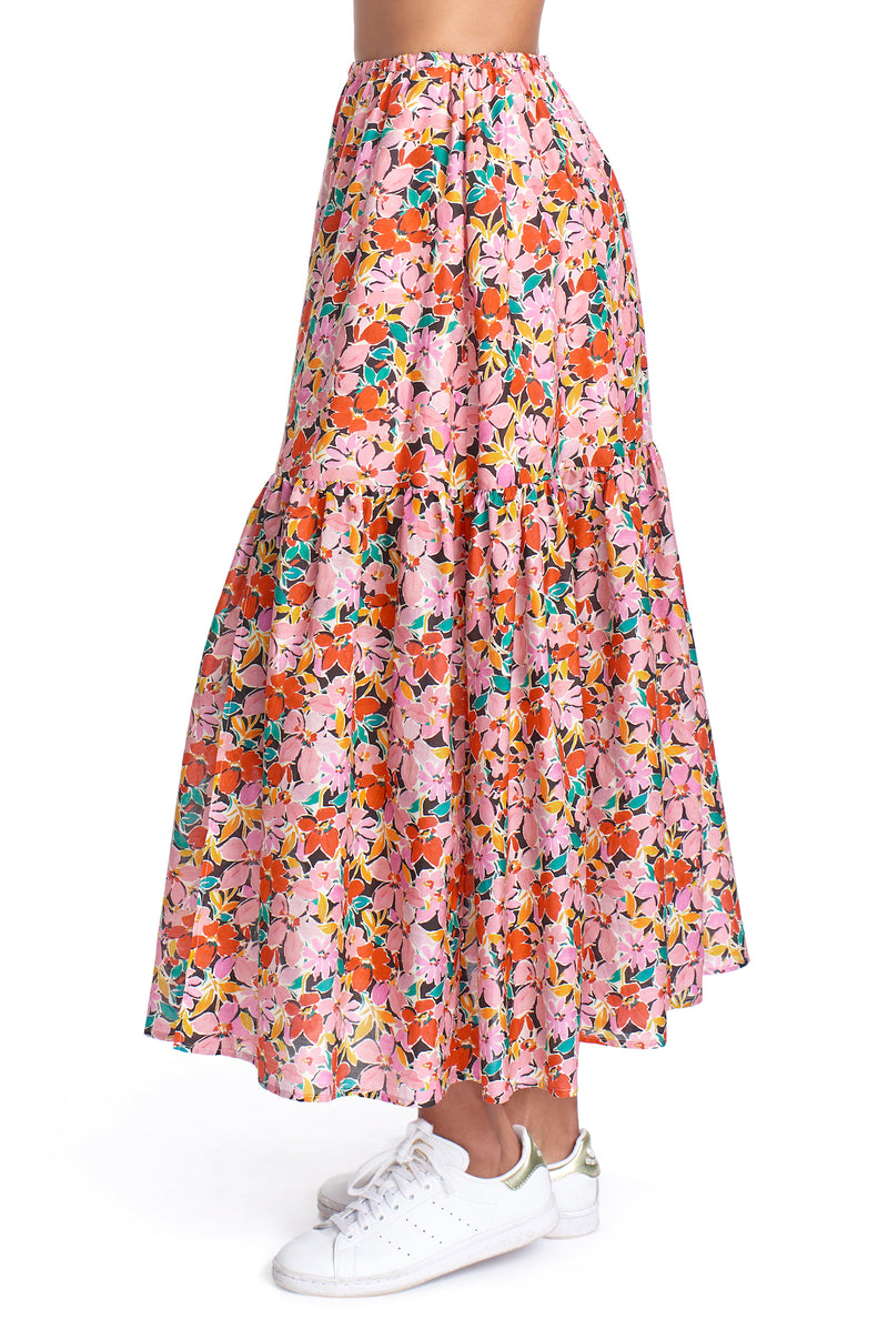 THE LUCCA SKIRT - MINI FLORAL