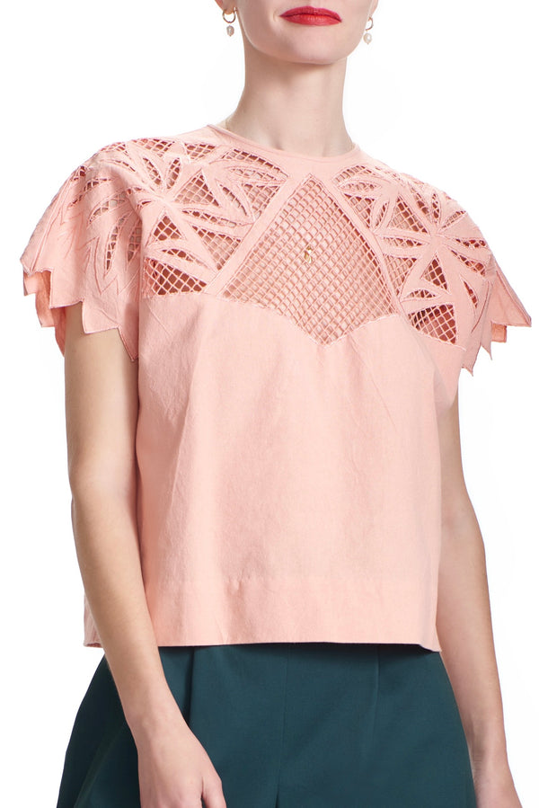 TERRI EMBROIDERED TOP