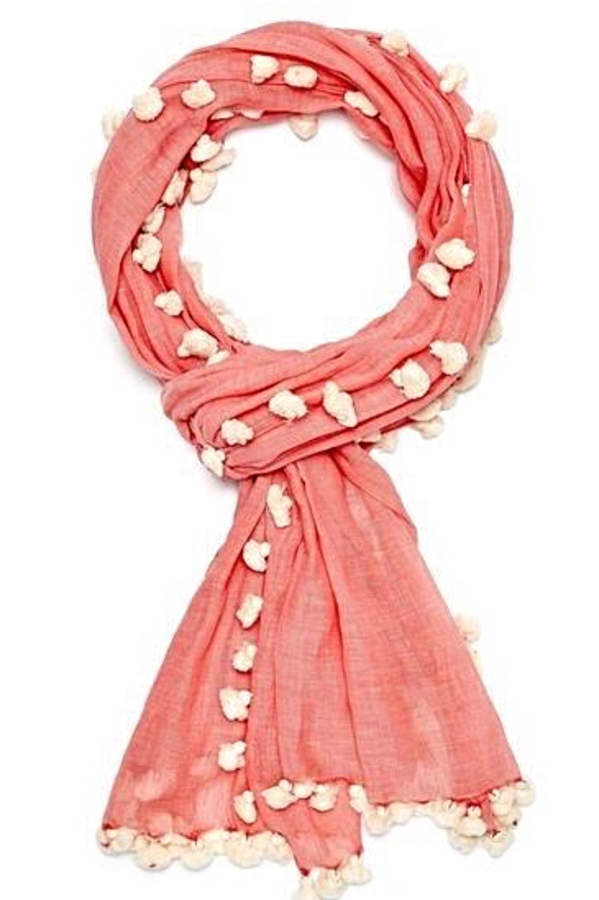 POM POM Scarf/Sarong- Cotton – CLC by Corey Lynn Calter