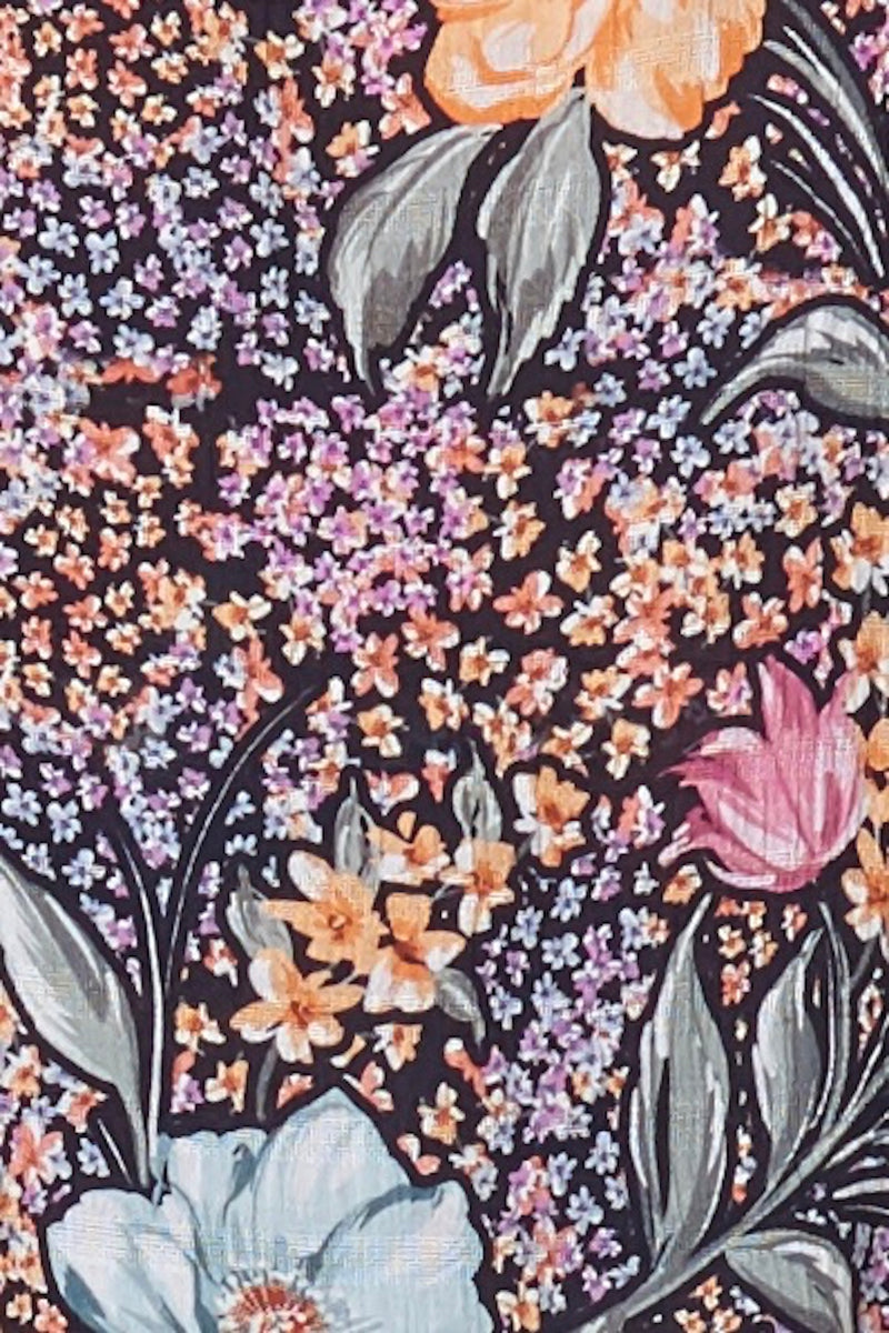 MELISSA Button Tank Dress - Floral