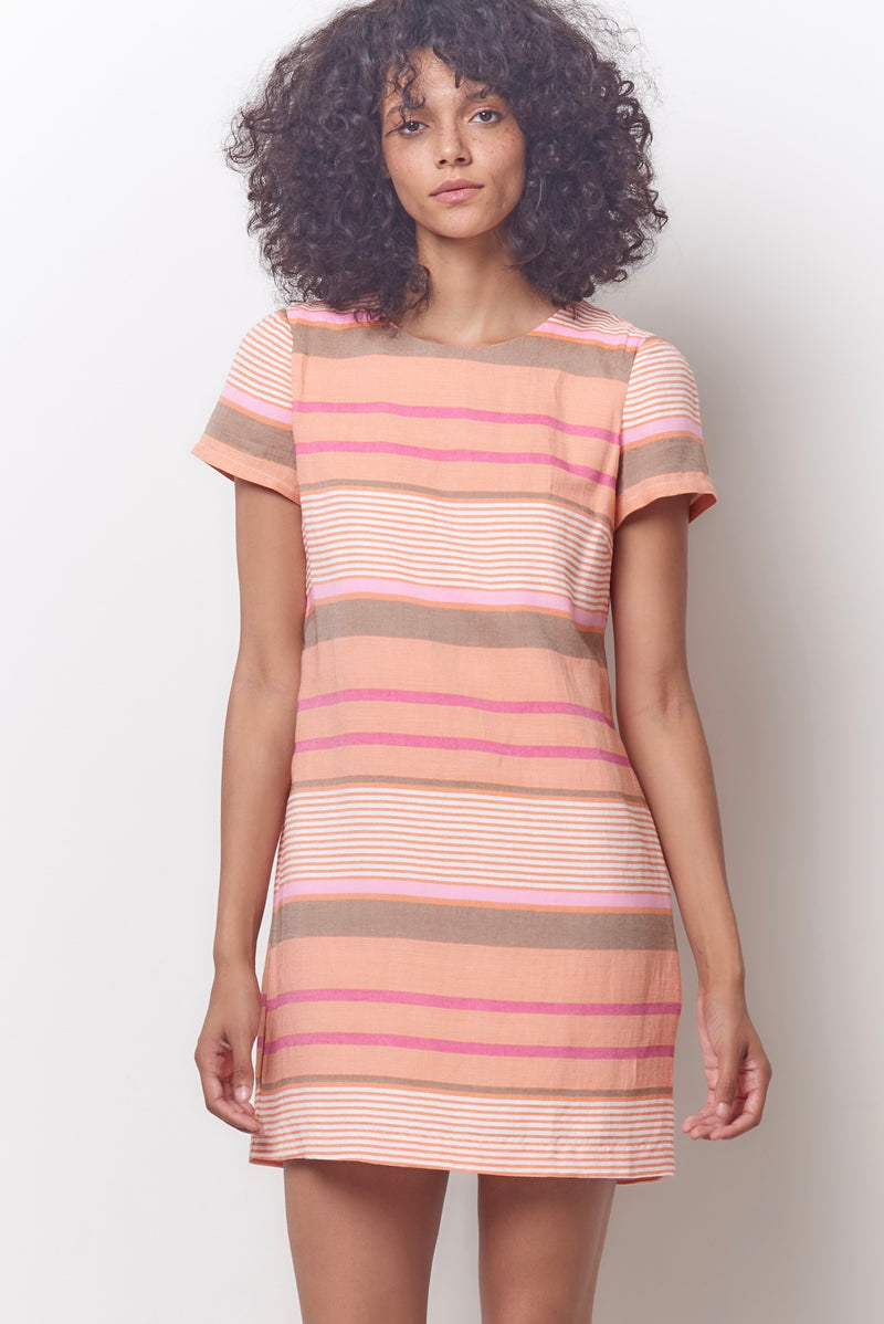 CLARE Stripe Shift Dress - Stripe