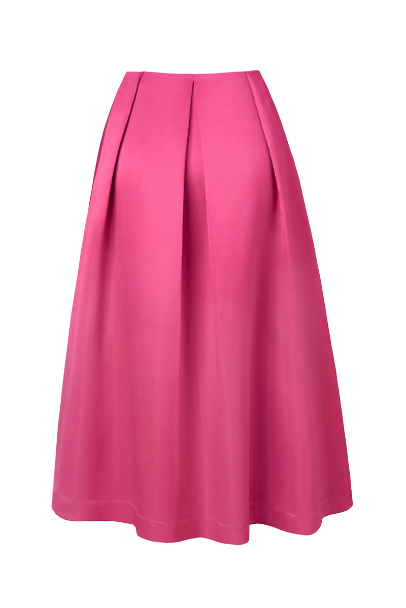 KEIKO Box Pleat Skirt - Solid