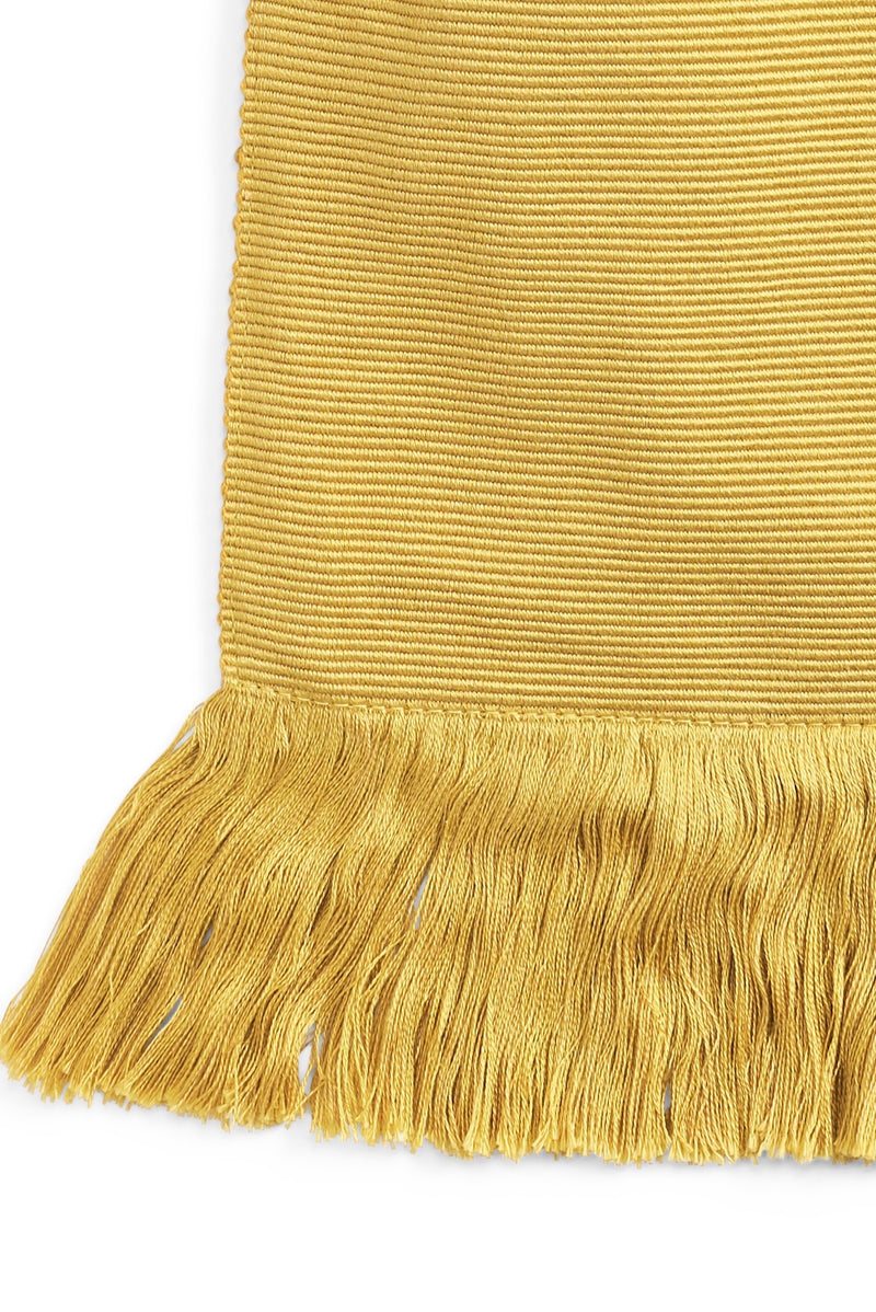 Woven Cotton Tote Bag with fringe