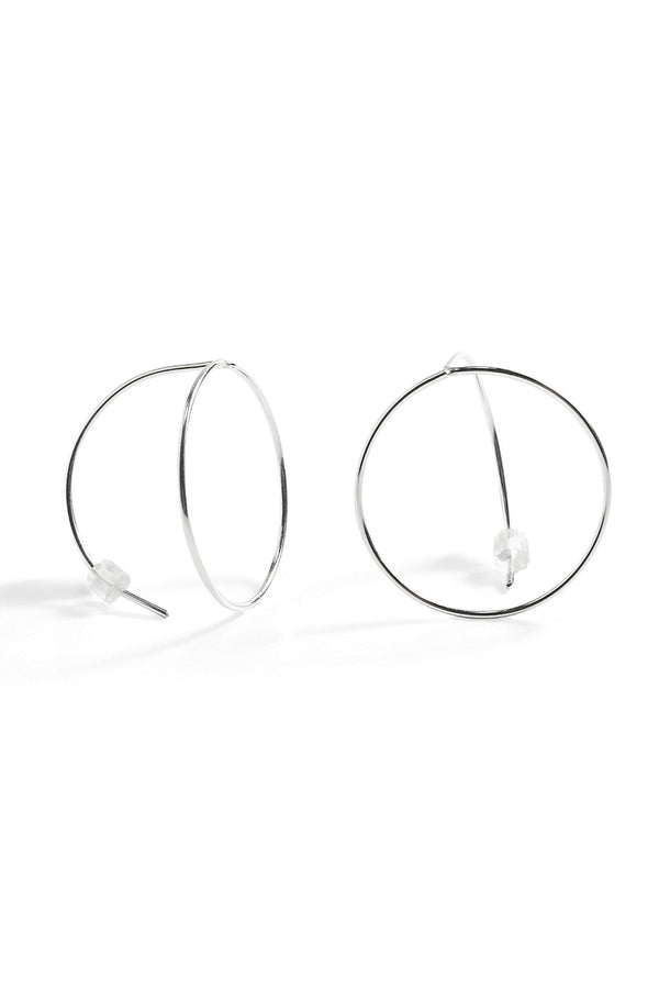 Lineage Round Earring- Silver