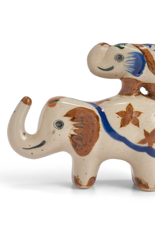 Tonalá Mexican Pottery Elephants