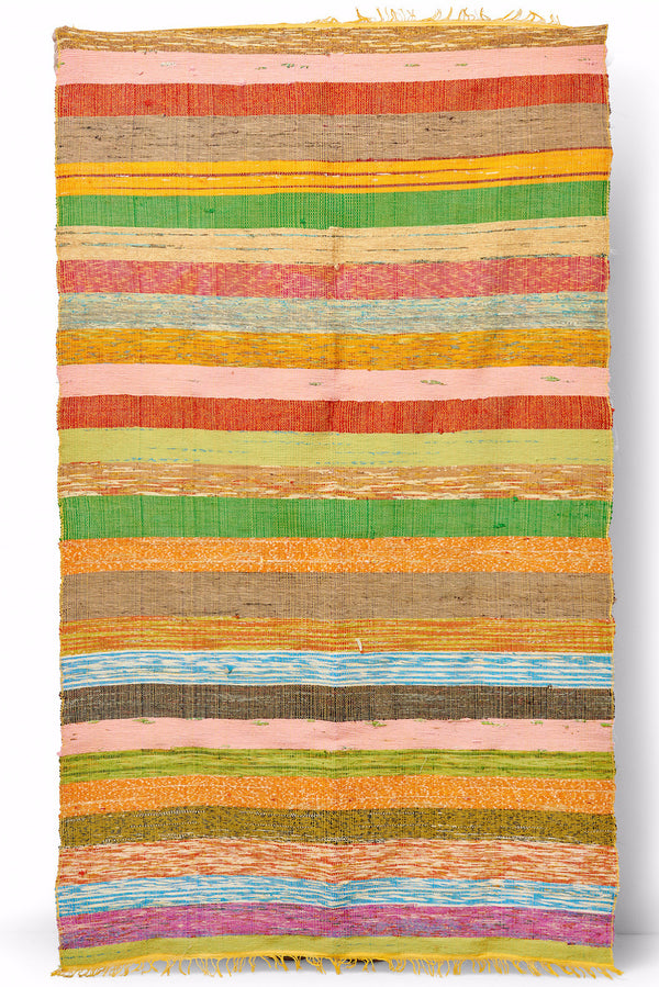 Striped Handmade Throw Rug or Blanket