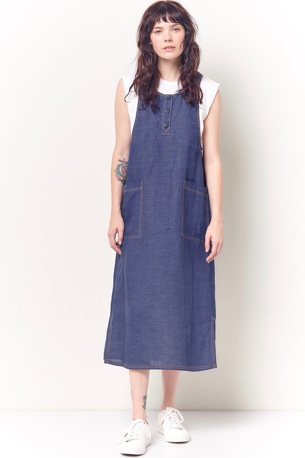PETRA Overall Dress - Linen