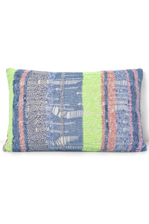 Drop Stitch Knitted Rectangle Pillow