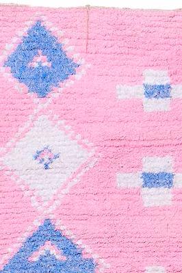 Boucherouite Pastel Small Pink Rug 4x3 – CLC by Corey Lynn Calter