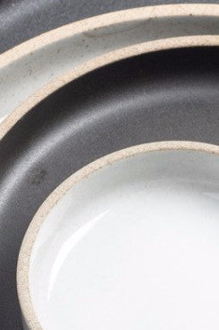 HASAMI porcelain plates/lids Gloss Gray