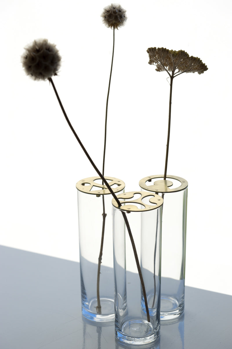 Wild Flower Holder and Vases- 3 Shapes – CLC by Corey Lynn Calter