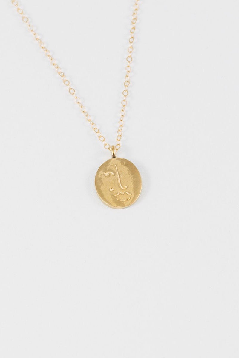 MATISSE Pendant and Chain- Gold