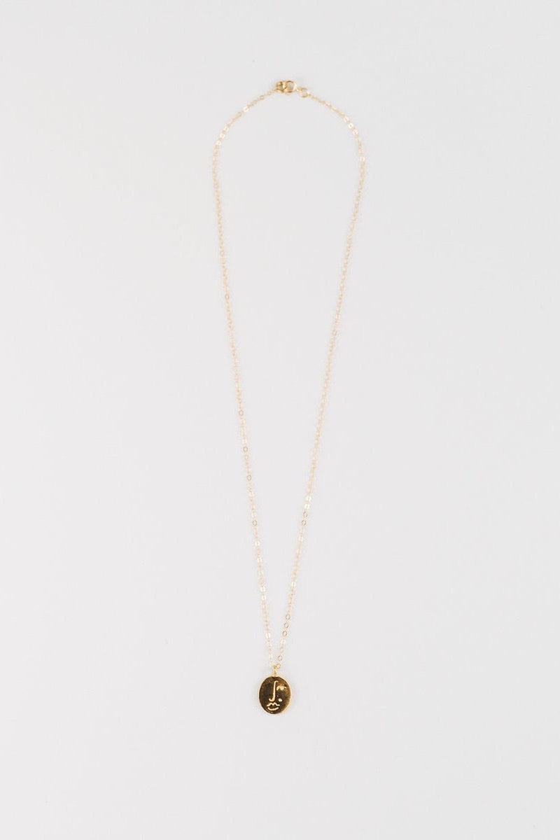 MATISSE Pendant and Chain- Gold