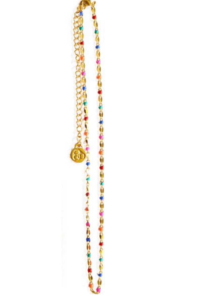 Pop Enamel Chain Necklace