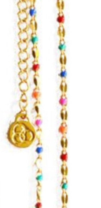Pop Enamel Chain Necklace